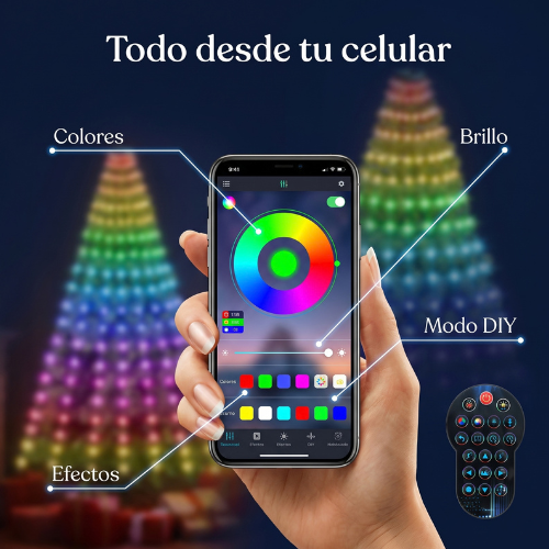 Arbolumi™ – Luces Inteligentes RGBIC